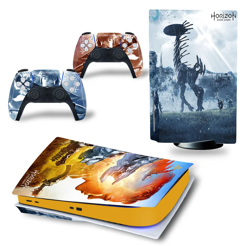 

Новый Hor PS5 дисковое издание кожи Стикеры наклейка кожного покрова для Игровые приставки 5 консоли и 2 контроллеры PS5 диск кожи Стикеры