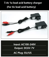 7 4v 1a battery charger 6v lead acid battery charger clip battery charger 6v automatic battery charger for 6v lead acid battery