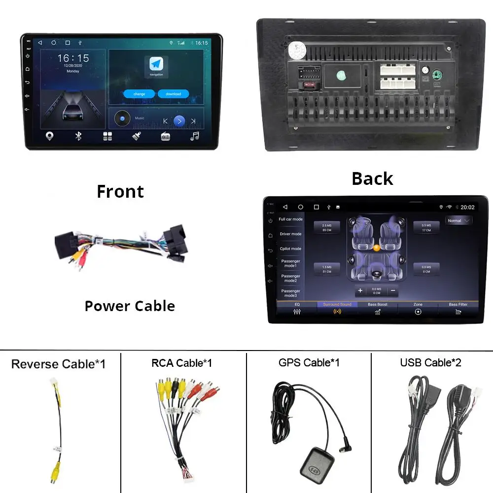 

2DIN Android10 Car Radio For Citroen Berlingo 2 B9 2008-2019 Stereo Receiver GPS Navigation Auto Radio DSP Car Multimedia Player