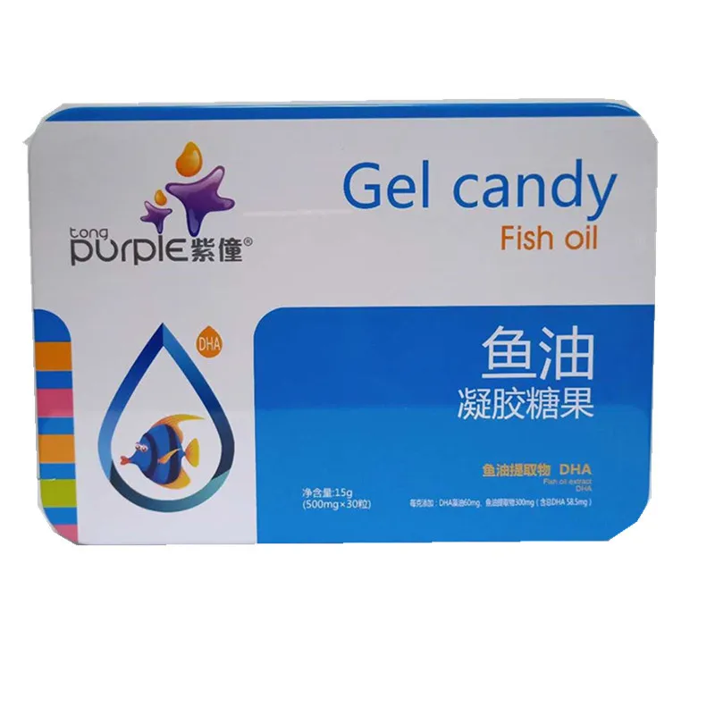 

Fish Oil Gel Candy Infant Children's Fish Oil Extract DHA Algae Oil Fish Oil Capsule 24 Months Hurbolism Cfda