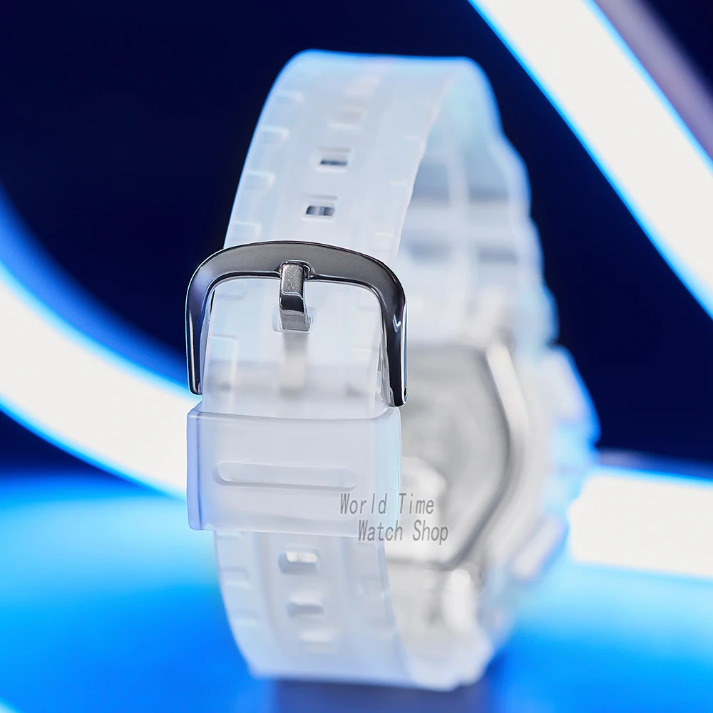 Набор женских наручных часов Casio baby-g прозрачные водонепроницаемые часы |