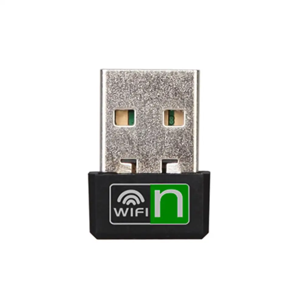 

150Mbps Mini USB Wireless WiFi Adapter with CD Support 802.11n 2.4-2.4835GHz Built-in Antenna USB2.0 High Speed Connector