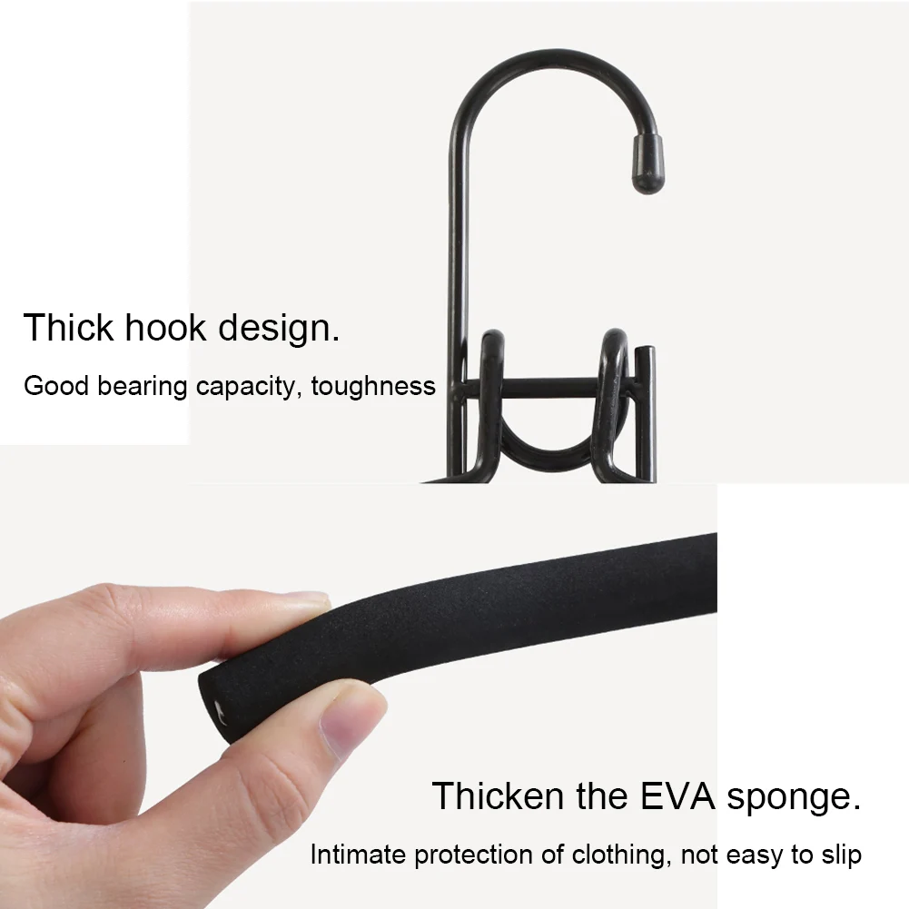 Multi-Layer Anti-Slip Clothes Hangers Save Space 5 in 1 Metal Laundry Rack Storage for Shirt Sweater Suit Dress Coat HFing | Дом и сад