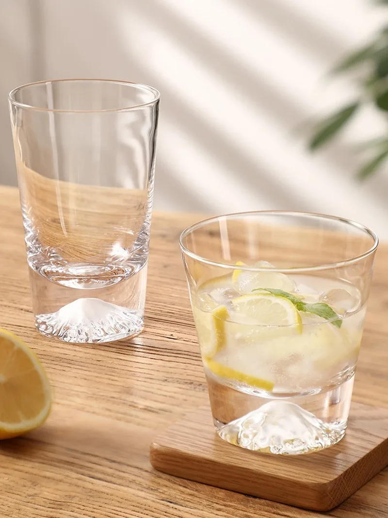 Сверкающие качество Fuji Стекло прозрачный кристалл с изображением заснеженной