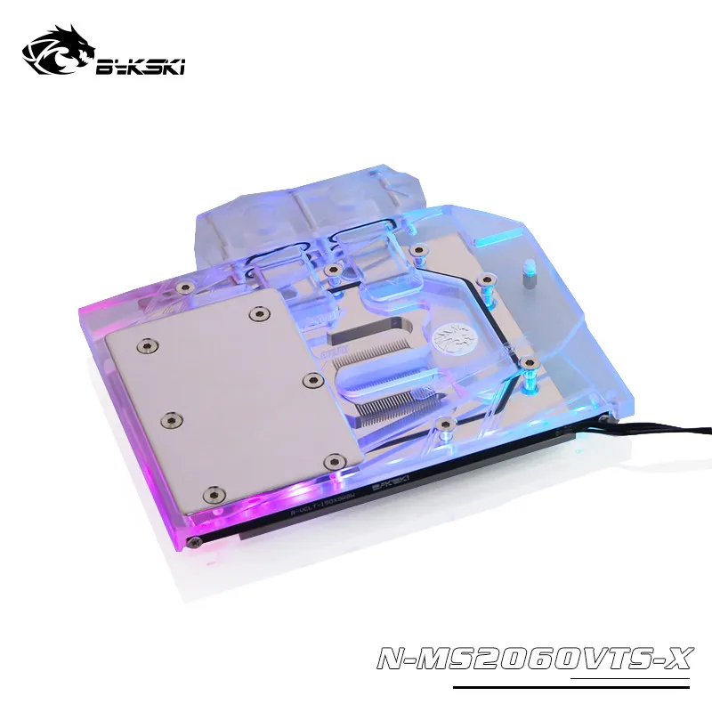 Bykski GPU радиатор блока водяного охлаждения для MSI RTX2060/1660 VENTUS XS видеокарта ARGB/RGB