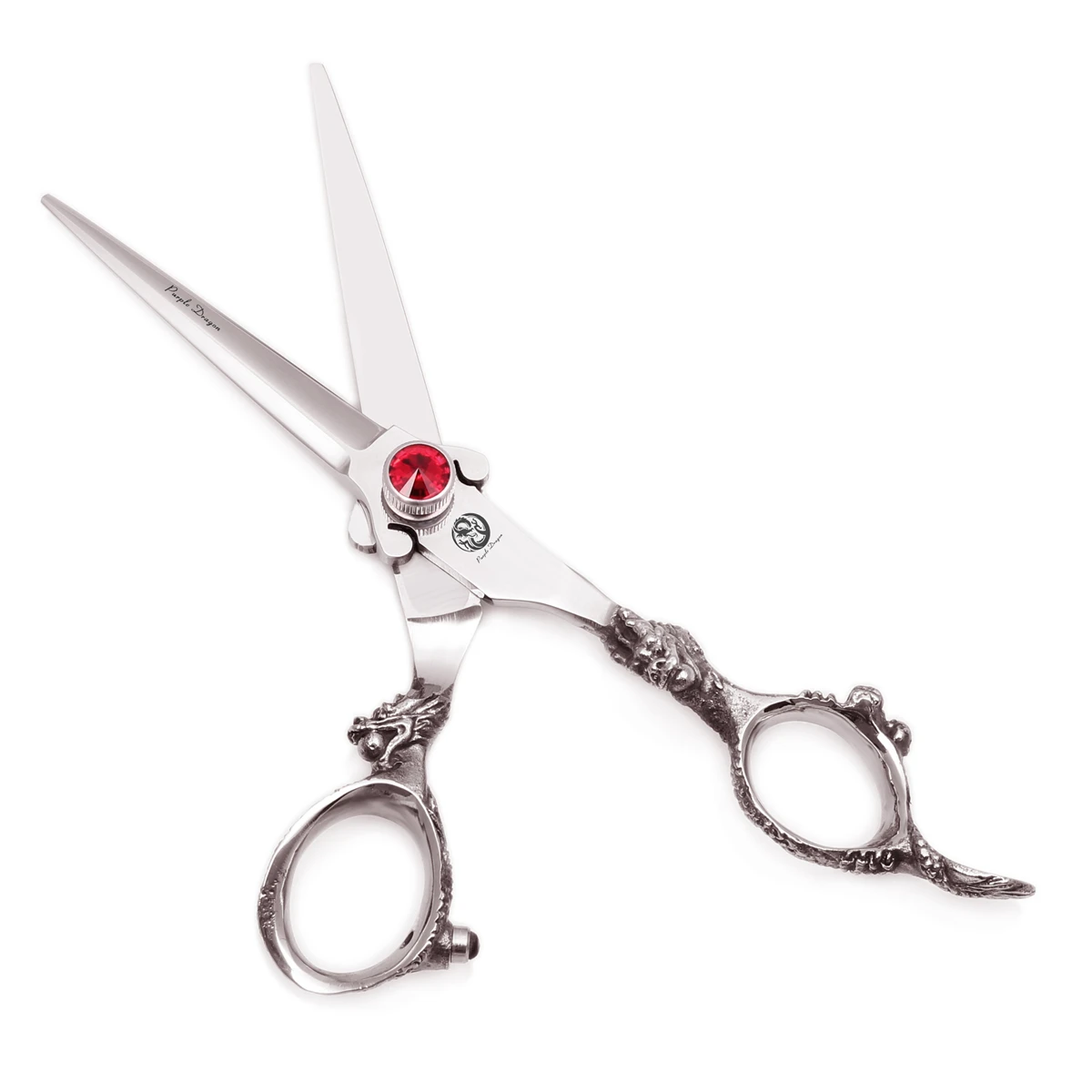 

Barber Hair Cutting Scissors Purple Dragon 5.5" 6.0" JP 440C 9007# Hair Thinning Scissors Haircut Set Add Bag Salon Styling Tool