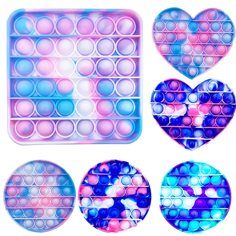 

Hot Push Bubble Fidget Toys Adult Relief Antistress Soft Squishy Anti-Stress Simple Dimple AntiStress