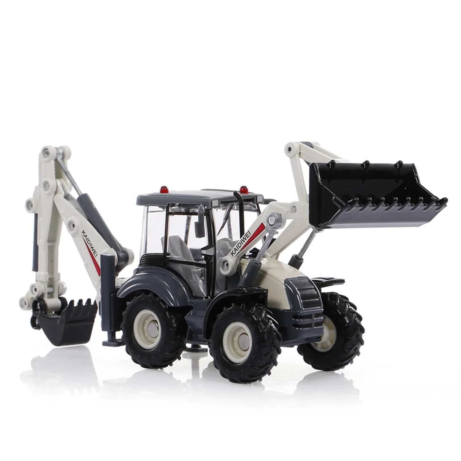 

Alloy Diecast Excavator 1:50 4 Wheel Shovel Loader Two-way Forklift Bulldozer Backhoe Loader Truck Model For Kids Gift Toys