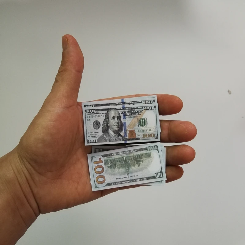 Креативный подарок Миниатюрная игрушка 100 долларов США фото украшение бумажные