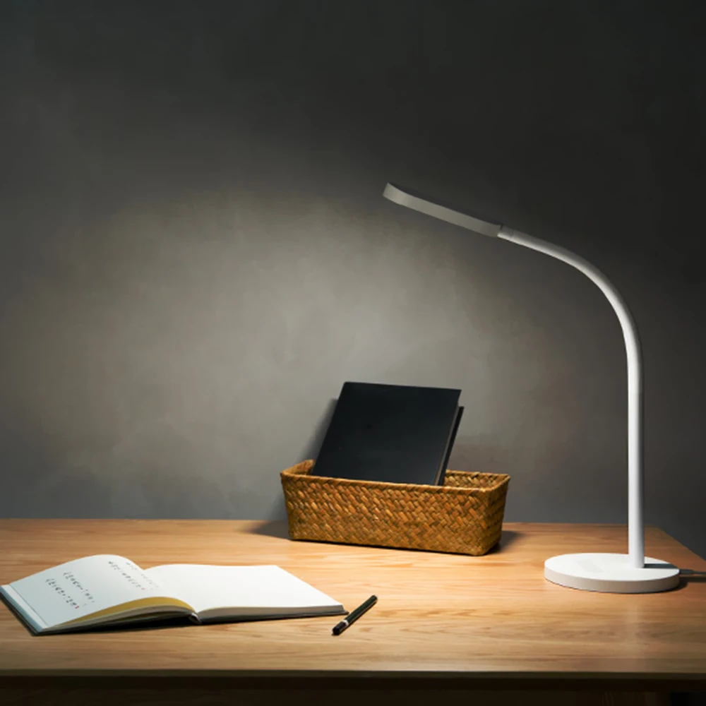 Yeelight 5 Вт 60 Светодиодный настольный светильник Сенсорное сенсорное управление 5 уровней яркость регулируемая диммируемая цветная настольная лампа для Xiaomi