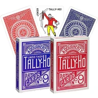 tally ho no 9 deck fanround back playing cards uspcc collectible poker magic card games magic tricks props for magician