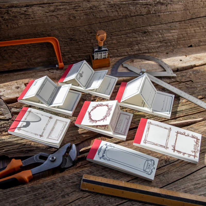 Рамка для образцов венка заметок крафтовой бумаги журнала карточка планировщика