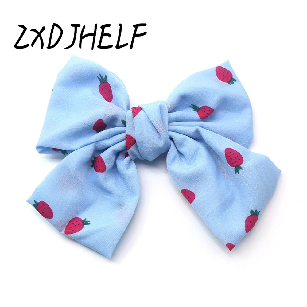 

ZXDJHELF Fashion Big Bow Hairpins Girls Lovely Butterfly Barrettes Hair Accessories Women Two Layer Bowknnot Hair Clips F509