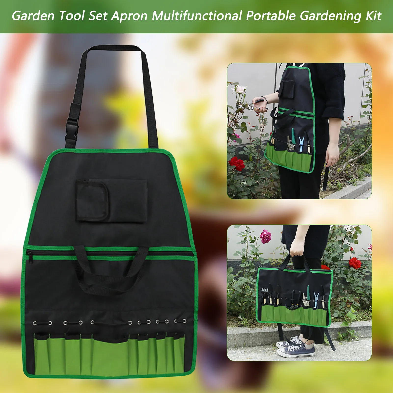 

Набор инструментов для сада, профессиональный фартук из водонепроницаемой ткани Оксфорд с регулируемым ремнем