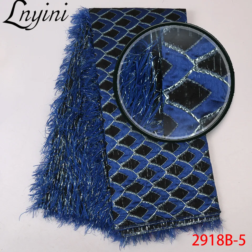 Жаккардовые ткани парча кружева с пером последние нигерийские тюль сетки для