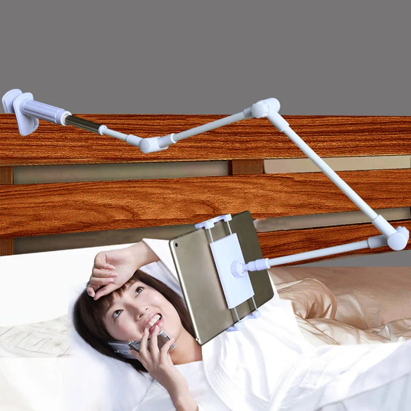 Folding Long flexible Arm Tablet Holder Phone Stand For Ipad Samsung Kindle support 12.9 inch Lazy Bed Tablet Mount Bracket