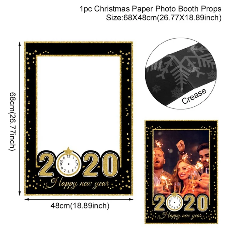 Photo Frame 2 Noel Рождественское украшение для рождественские украшения для дома деревянная подвеска Рождественский Декор рождественские воздушные шары - Цвет: Photo Frame 2