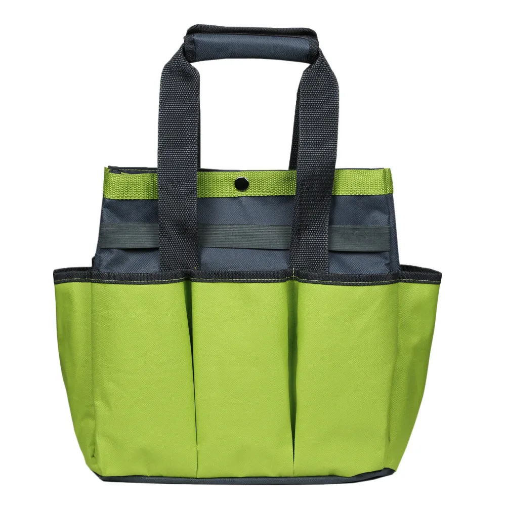 

Storage Tote PE Material Oxford Cloth Ox-Ford Organizer Garden Tools Bag With Pockets Outdoor