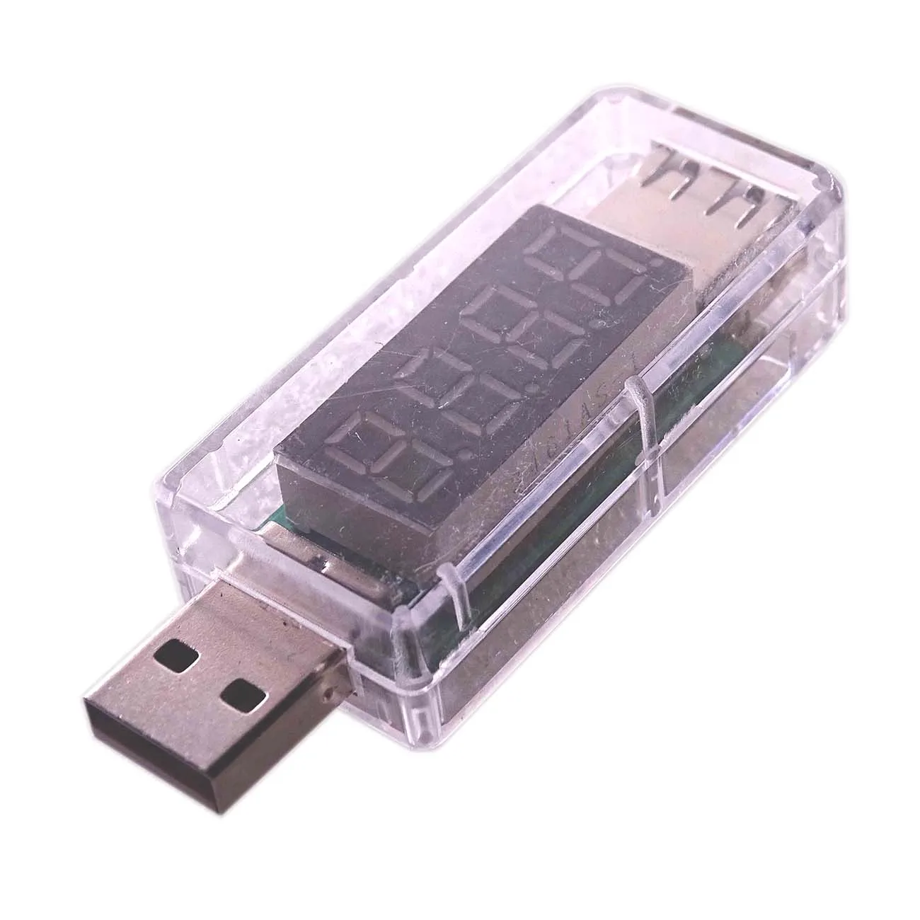 White Светодиодный тестер с цифровым usb-портом, тестовым детектором, тестовым индикатором, аккумулятором er, вольтметром, амперметром, зарядным устройством, Doctor Meter Monitor - Цвет: White
