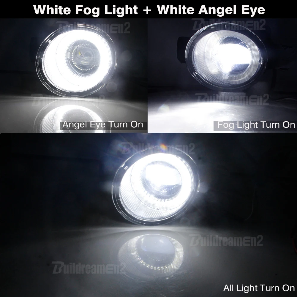 2 X Автомобильные противотуманные фары Angel Eye в сборе 30 Вт Светодиодный ные линзы