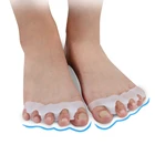 1 пара, силиконовые разделители для большого пальца стопы, гель для ухода за кожей ног