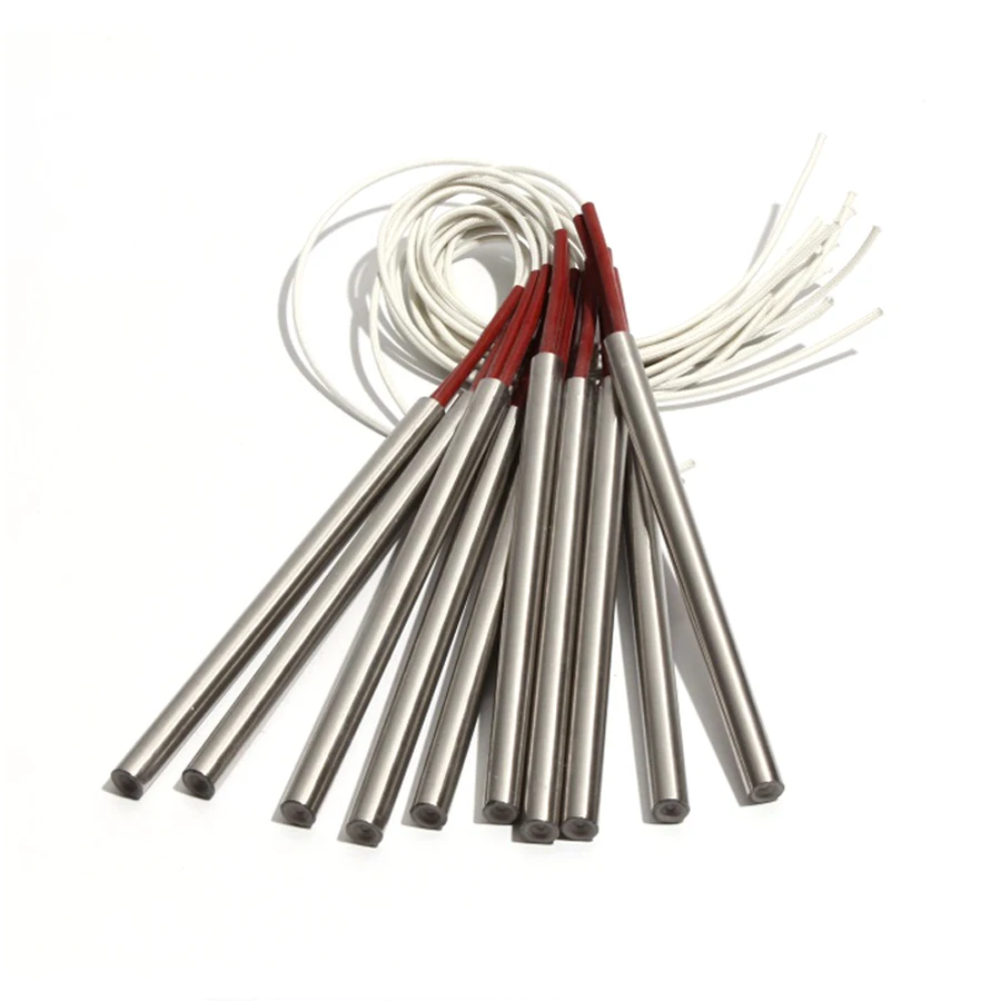 2 шт. Нагреватель картриджей 304SUS диаметр 11 мм Длина 320-360 1100/1150/1200 Вт односторонняя