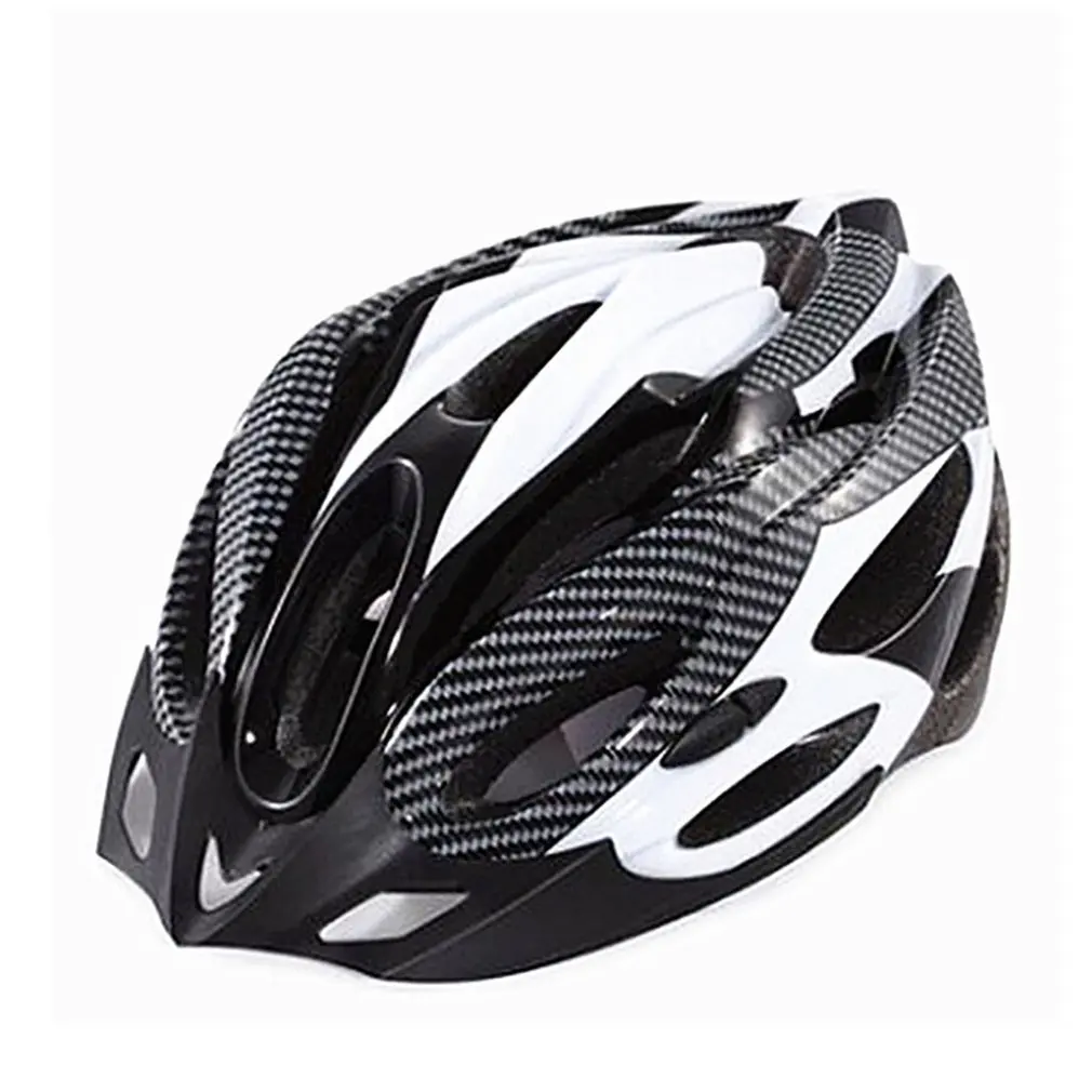 Mountain Bike Cycling Helmet Hollow Breathable Carbon Fiber Safety Head Cap Outdoor | Спорт и развлечения