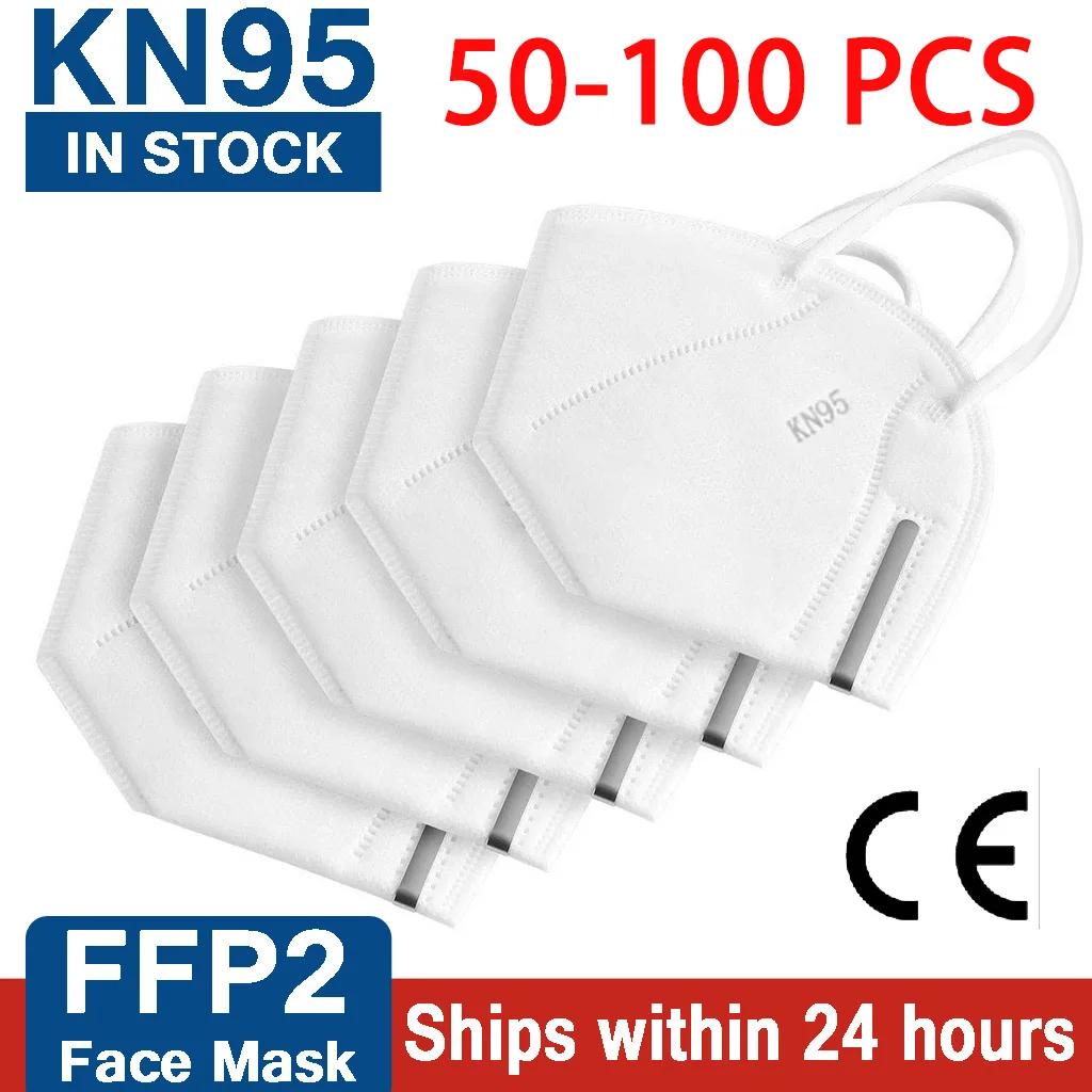 

FFP2mask KN95 Filter FFP2 Mask 5-Layer Protective Covering Face Mask Washable Masks FFP2 fp2 mascarillas fpp2 Masque mascararill