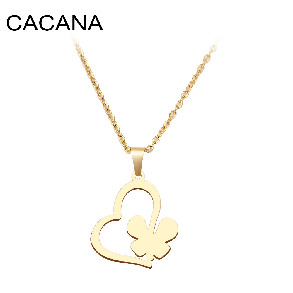 Ожерелье из нержавеющей стали для мужчин и женщин ожерелье с подвеской в виде