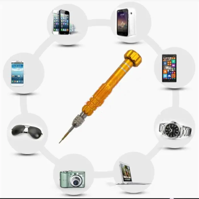 5 в 1 ремонтная отвертка DIY 5-в-1 сменный точный ручной набор инструментов.