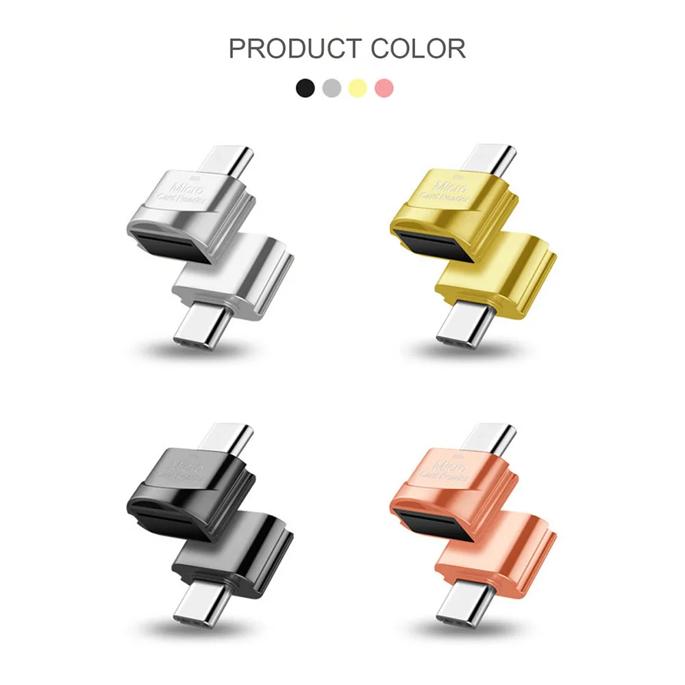Мини-кардридер C Type TF кардридер Type-c OTG адаптер USB 3 1 для мобильных телефонов |