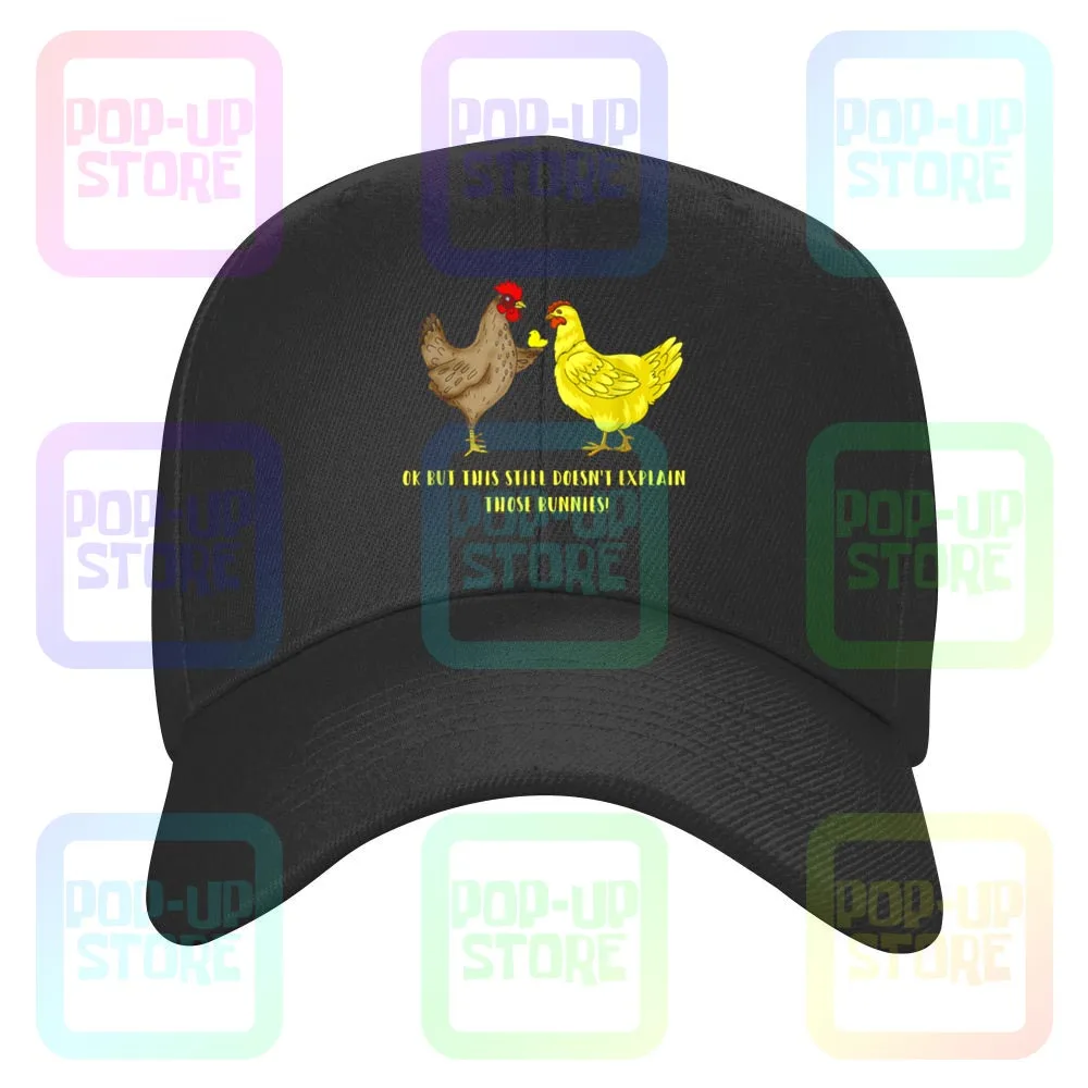 Бейсболка с пасхальным яйцом курицей петушкой цыпленком кроликом | Аксессуары