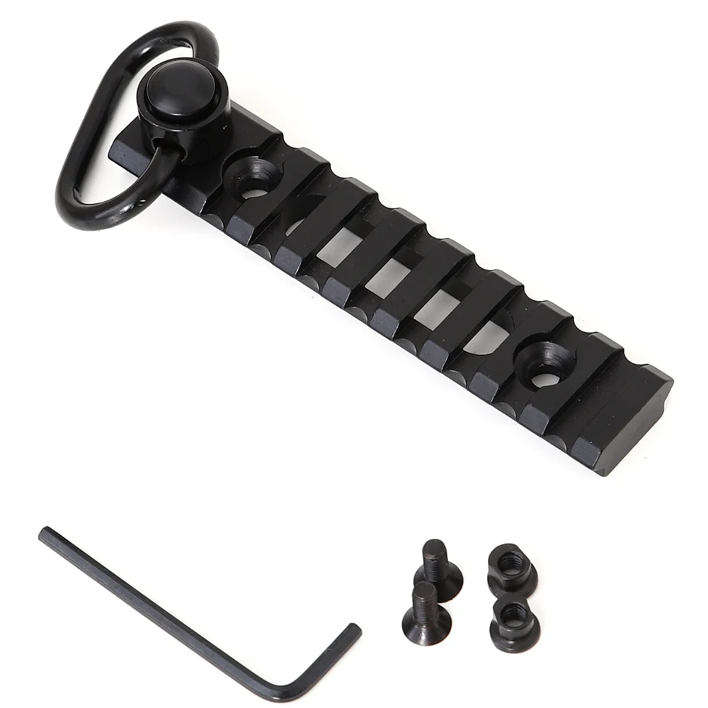 Тактический Keymod рейку планка Вивера секций 8 слотов для карт крепежная основа с QD