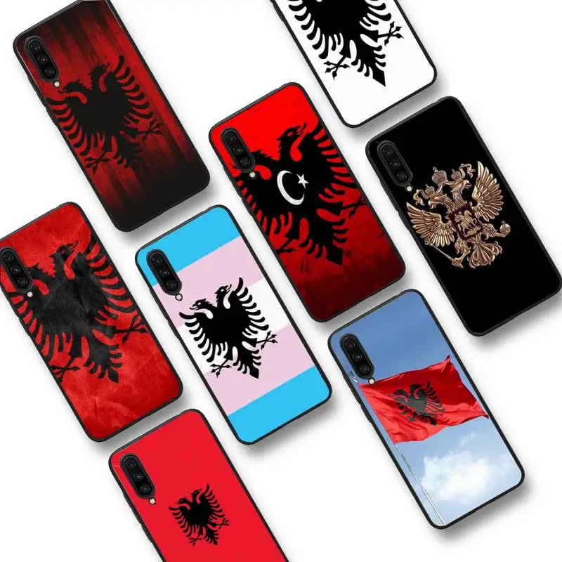 

Albania Flag Eagle Phone Case For Xiaomi mi9 mi8 F1 9SE 10lite note10lite Mi8lite Coque for xiaomimi5x