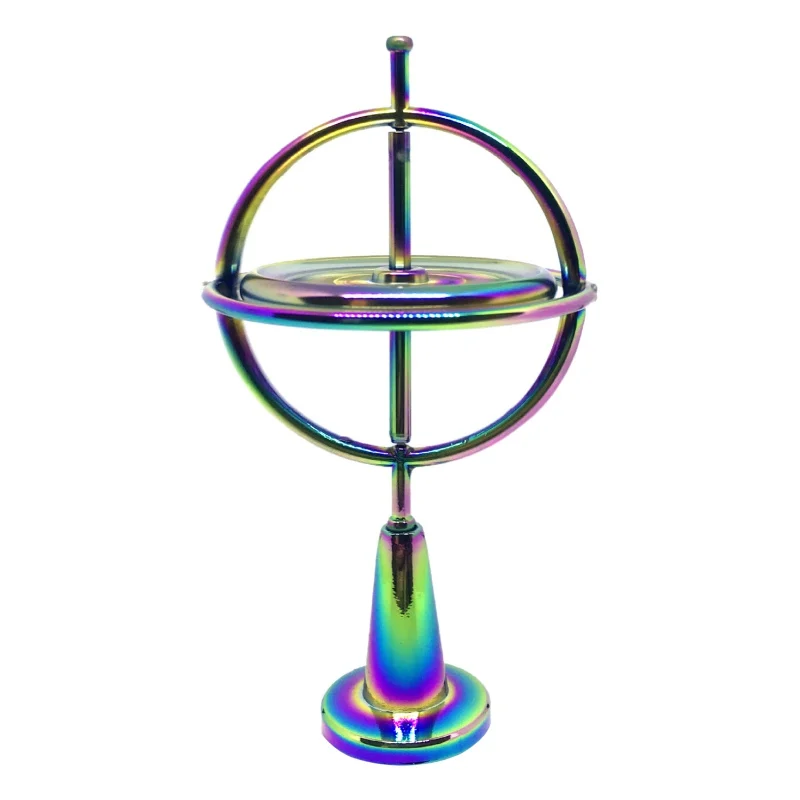 Металлический гироскоп красочный фиджет Спиннер цинковый сплав