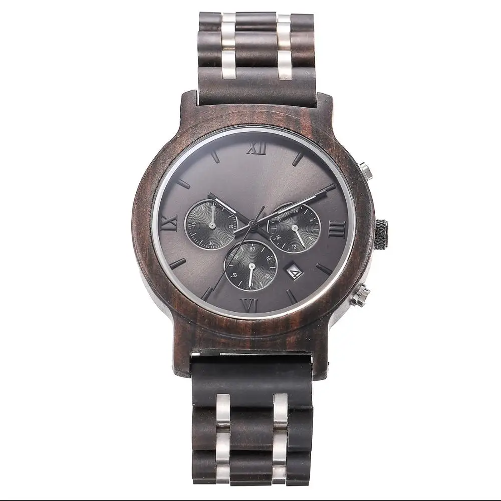 

Fashion Men's Watches Wooden Quartz Wristwatch Luxury Business Watch Waterproof Male Sport Watches 2020 Reslogio Masculino