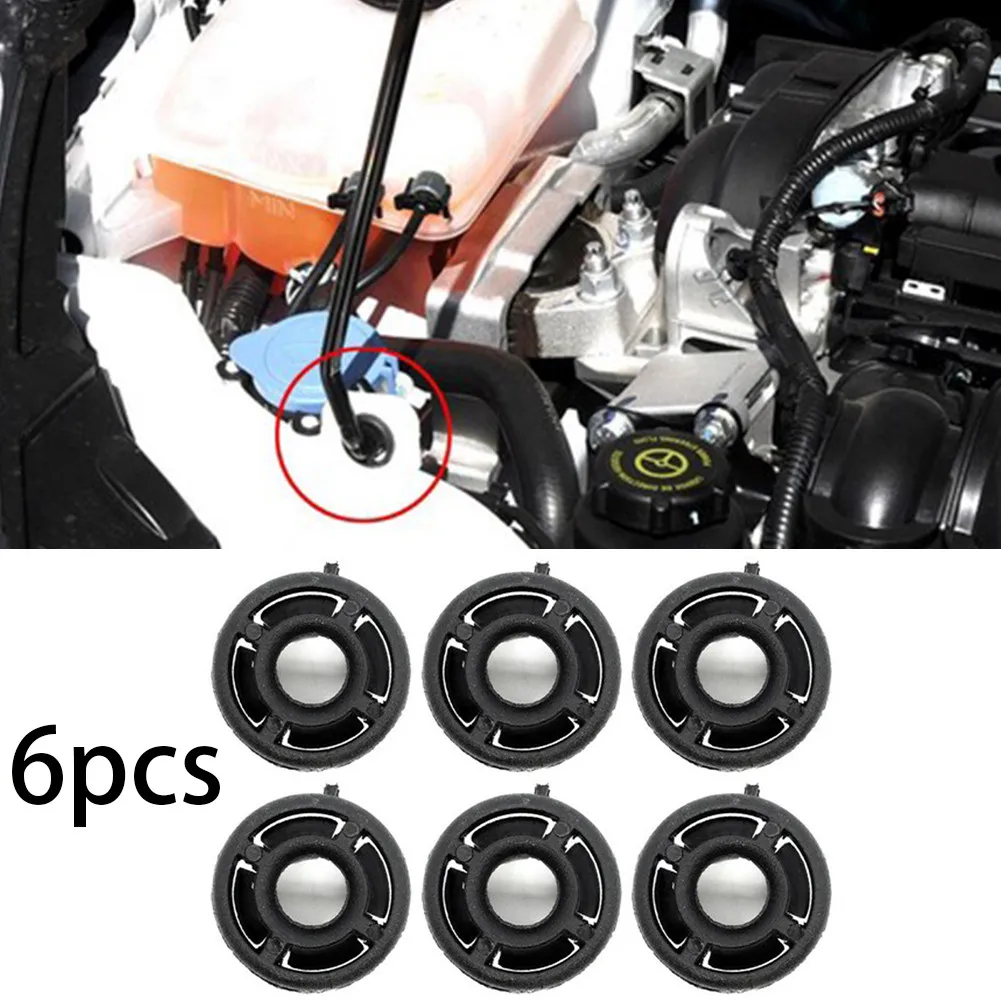 

6pcs For Ford Car Hood Rod Support Gasket Protection Washer Bracket Automotive Accessories Hood Rod Protection Washer