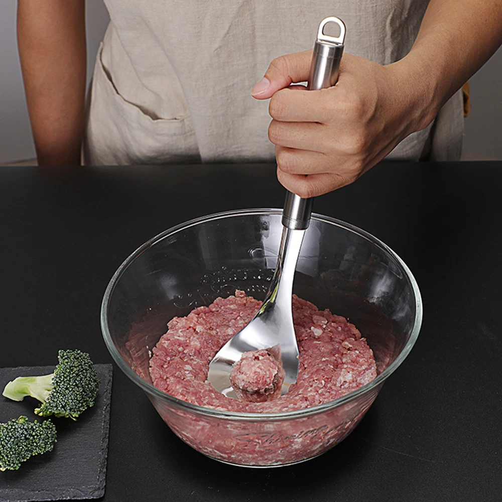 Антипригарная креативная ложка для приготовления фрикаделек мяса кухонное