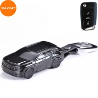 car shape car key fob case cover protect suit for volkswage key fob cover case suit for vw golf vii mk7 for r type 5g tiguan ad1