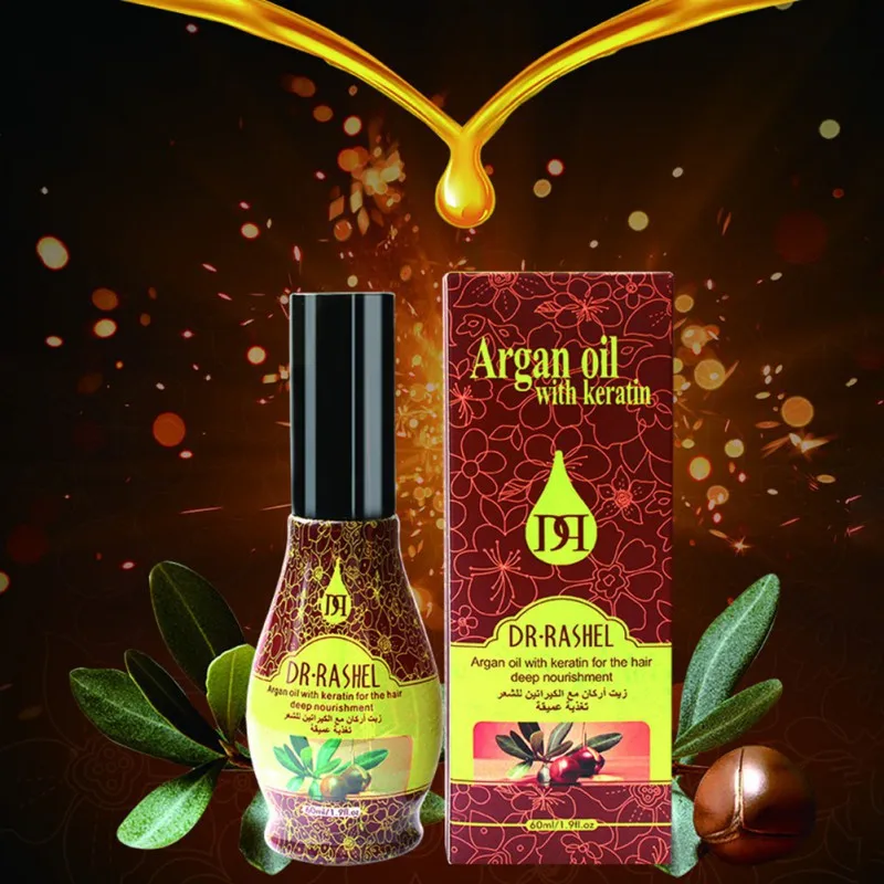 Чистое марокканское аргановое масло для волос эфирное вьющихся сухих