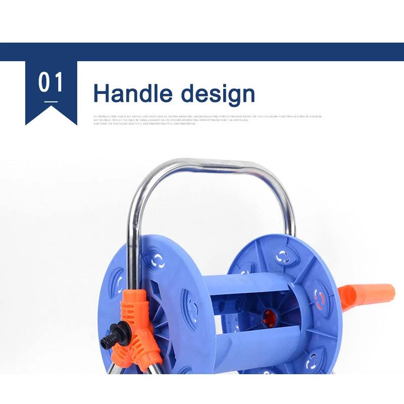 Катушка для водяного шланга устойчивая к ржавчине ручка из нержавеющей стали