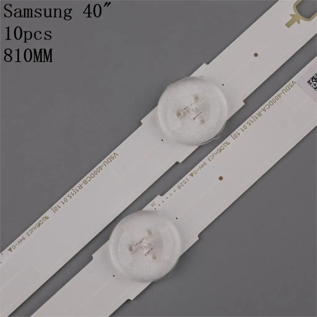10 PCS/set LED Backlight strip for Samsung UE40JU6060 UE40MU6125 UE40KU6100 UE40KU6000 UE40JU6400 UE40JU6500 BN96-34792A 34791A