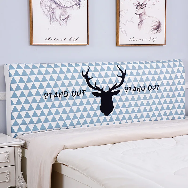 Мягкий защитный чехол для кровати в скандинавском стиле с защитой от пыли