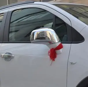 Высокое качество яркие АБС хромы 2 шт. декоративное зеркало для автомобильной