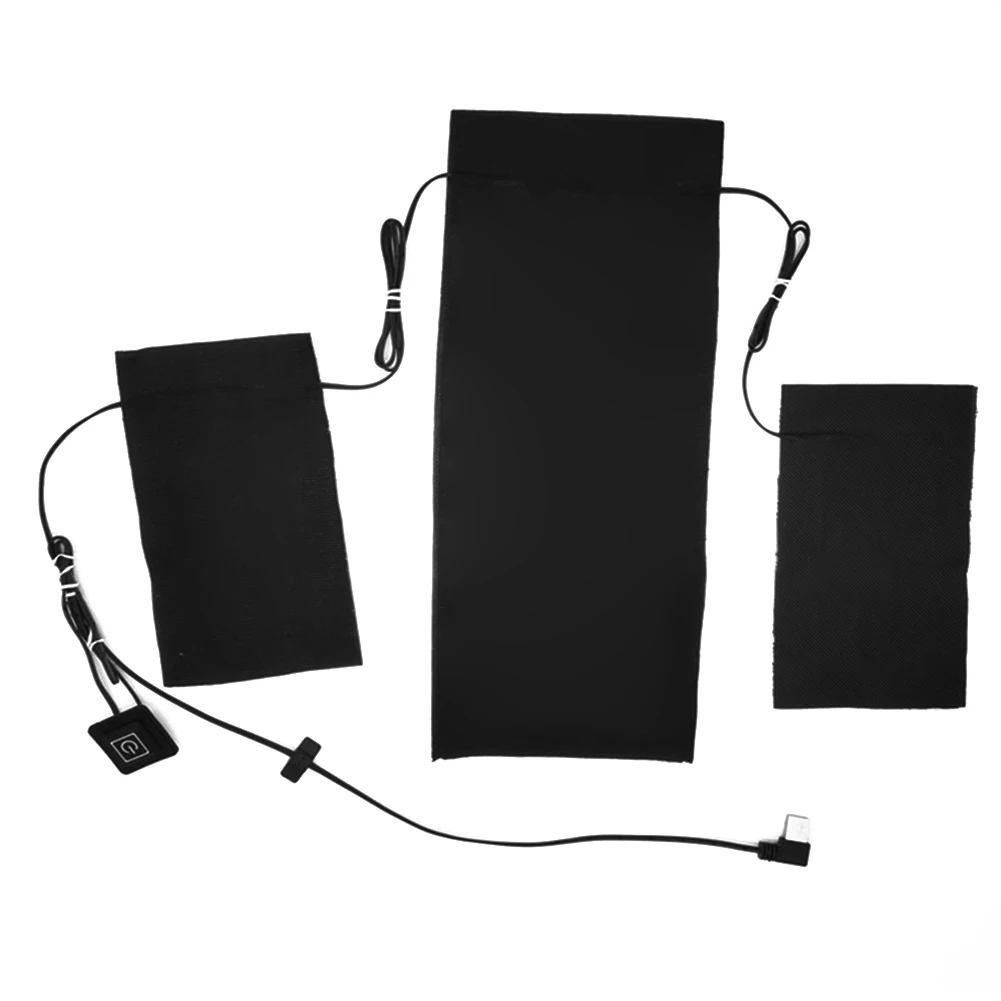 

Vest Clothes Heating Pad USB Charging Carbon Fiber Waterproof Electric Heated Sheet Pads For Clothes Vests Underwear Winter Warm
