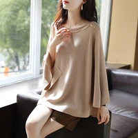 round neck long sleeved sweater women loose casual temperament tops 2021 autumn new trendy small shirt jumpers