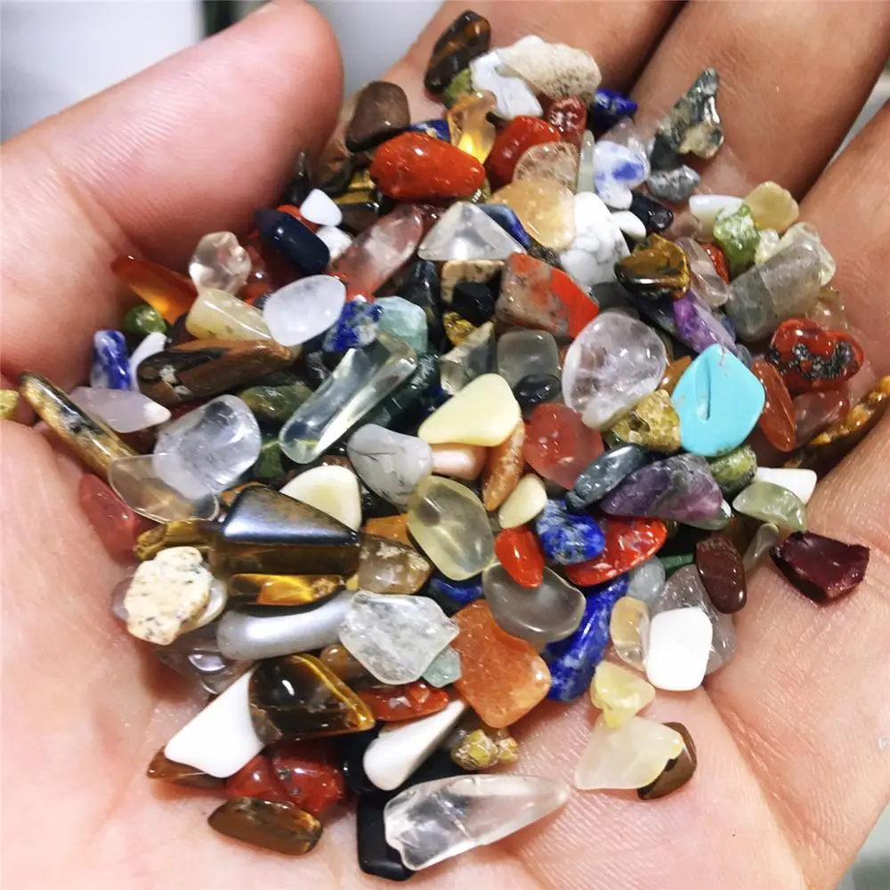 100 г натуральный семь драгоценных камней кристаллический кристалл исцеляющий