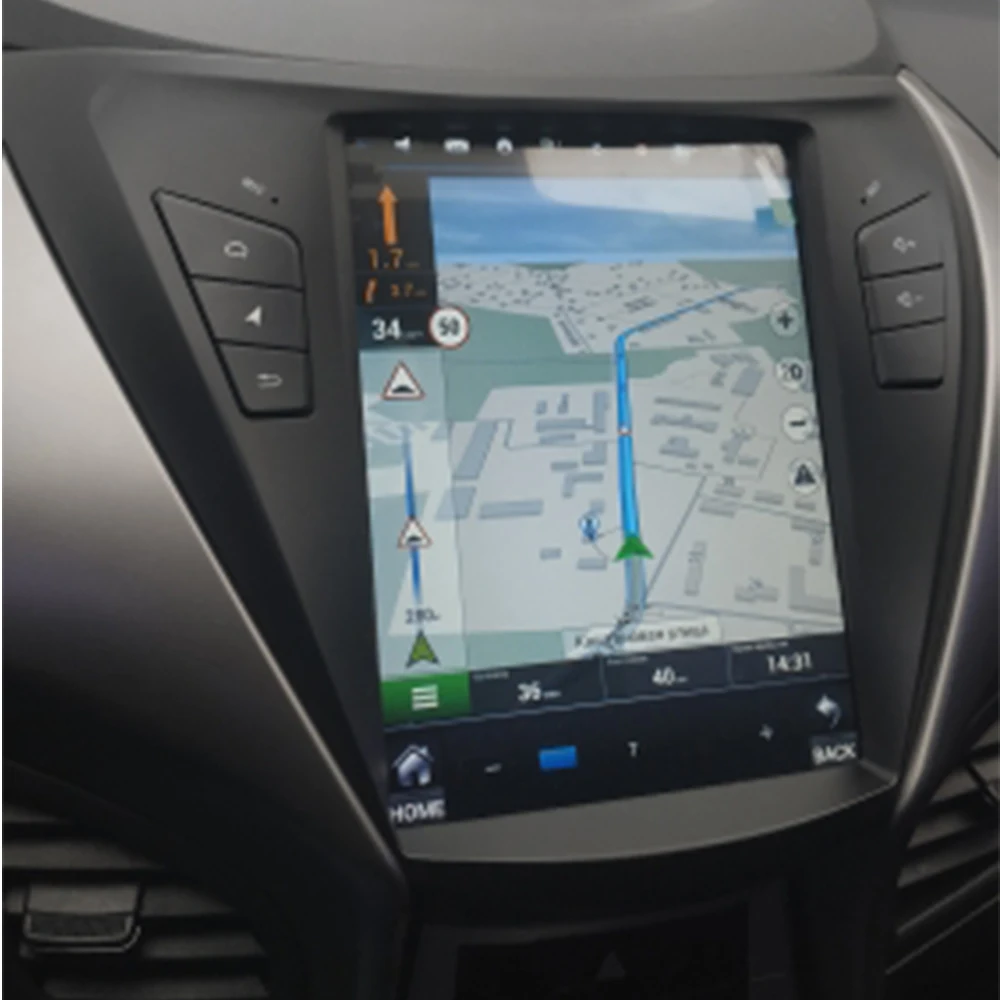 Автомобильный мультимедийный плеер стерео GPS радио навигация Android экран для Hyundai