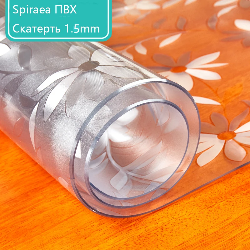 1 5 мм ПВХ скатерть стол прозрачный д 'Водонепроницаемый маслостойкий кухонный