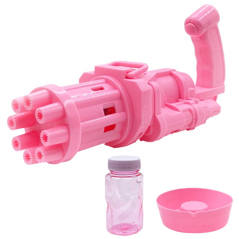 

Hot Bellenblaasmachine Bubble Gum Machine Toys for Kids Plastic Machine Gun Toy Boy Bubbles Gatling Bubble Gum Gifts Wholesale